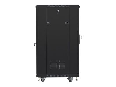 Lanberg | Rack cabinet 19" free-standing 22U/600x600 (flat pack) | FF01-6622-12B | Black - Image 4