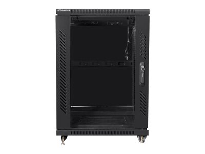 Lanberg | Rack cabinet 19" free-standing 15U/600x800 (flat pack) | FF01-6815-12B | Black - Image 2