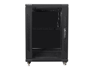 Lanberg | Rack cabinet 19" free-standing 15U/600x600 (flat pack) | FF01-6615-12B | Black - Image 2