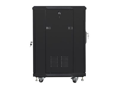 Lanberg | Rack cabinet 19" free-standing 15U/600x600 (flat pack) | FF01-6615-12B | Black - Image 4
