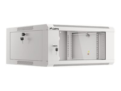 Lanberg | Rack cabinet 19" wall-mounted 4U 600 fast assembly (flat pack) | WFFA-5604-10S | Grey - Image 3