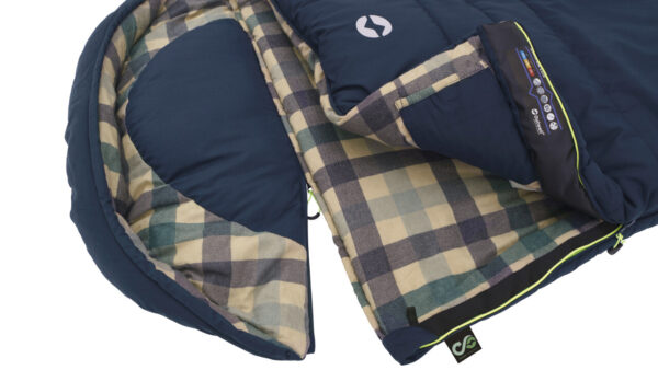 Outwell | Camper Lux | Sleeping Bag | 235 x 90 cm | -23/0 °C | Right Zipper - Image 3