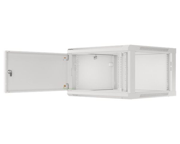 Lanberg | Rack cabinet 19" wall-mount 12U/600x450 for self-assembly with metal door (flat pack) | WF01-6412-00S | Grey