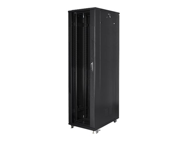 Lanberg | Rack cabinet 19" free-standing 47U/800x1000 (flat pack) | FF01-8047-12B | Black