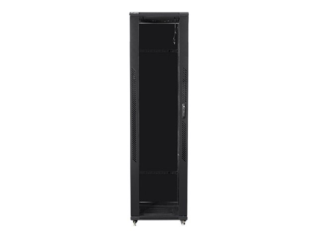 Lanberg | Rack cabinet 19" free-standing 47U/800x1000 (flat pack) | FF01-8047-12B | Black - Image 2