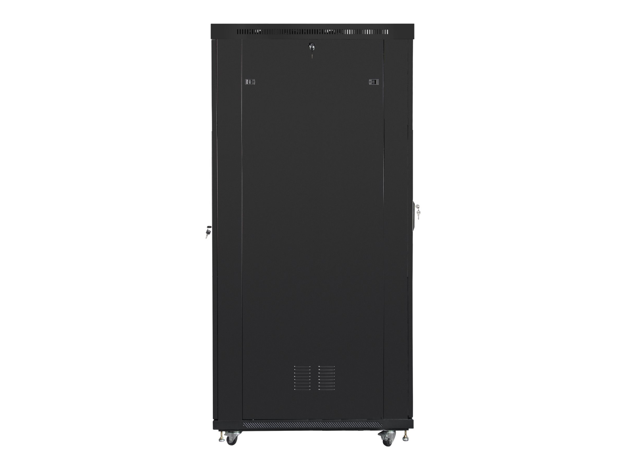 Lanberg | Rack cabinet 19" free-standing 42U/800x1200 (flat pack) with glass door, LCD | FF01-8242-12BL | Black - Image 4