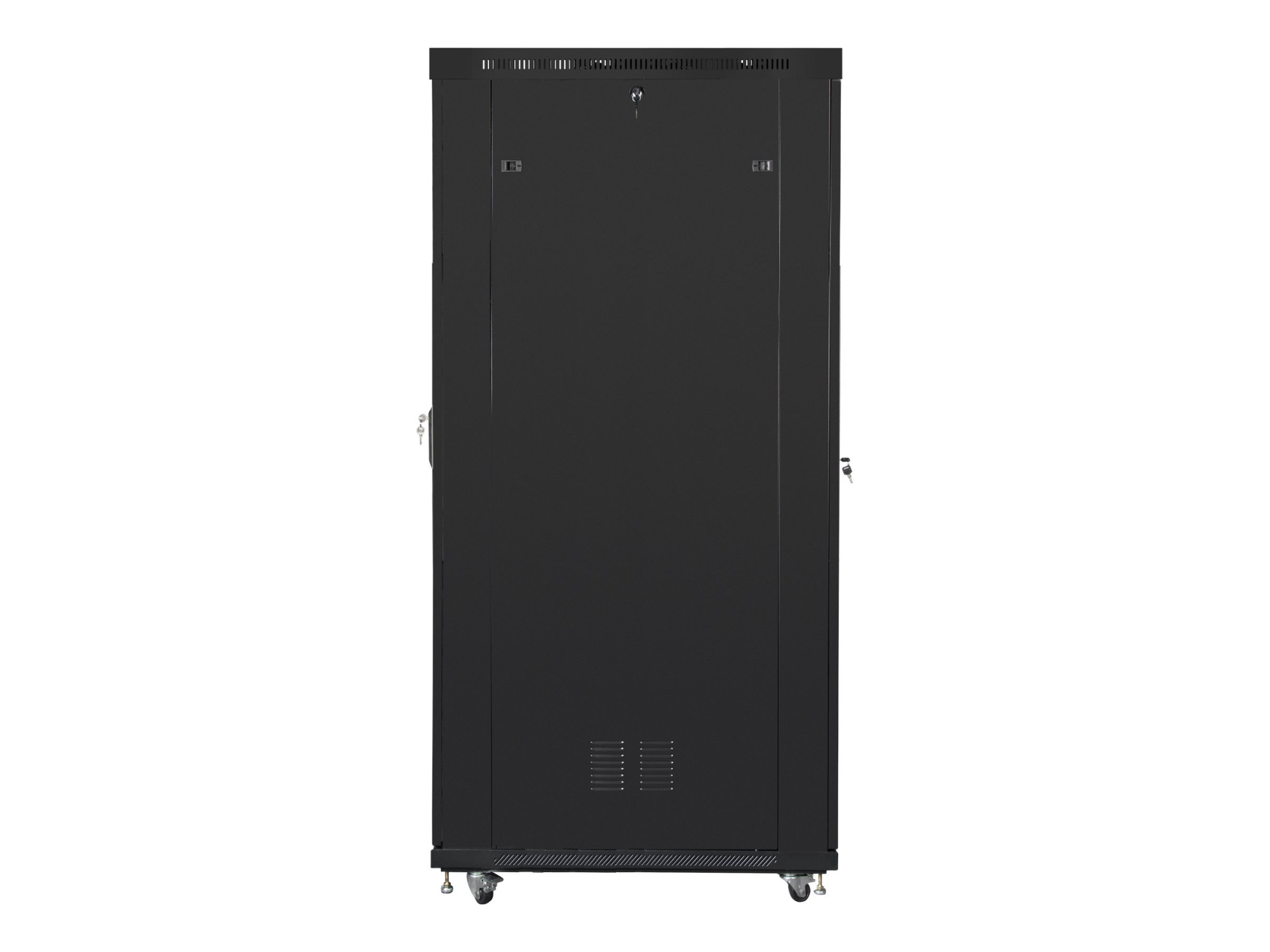 Lanberg | Rack cabinet 19" free-standing 42U/800x1200 (flat pack) with glass door, LCD | FF01-8242-12BL | Black - Image 5