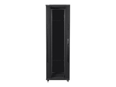Lanberg | Rack cabinet 19" free-standing 42U/800x1200 (flat pack) | FF01-8242-12B | Black - Image 2