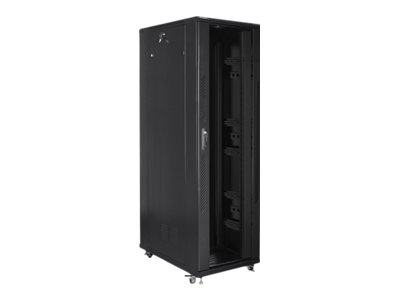 Lanberg | Rack cabinet 19" free-standing 42U/800x1200 (flat pack) | FF01-8242-12B | Black - Image 3