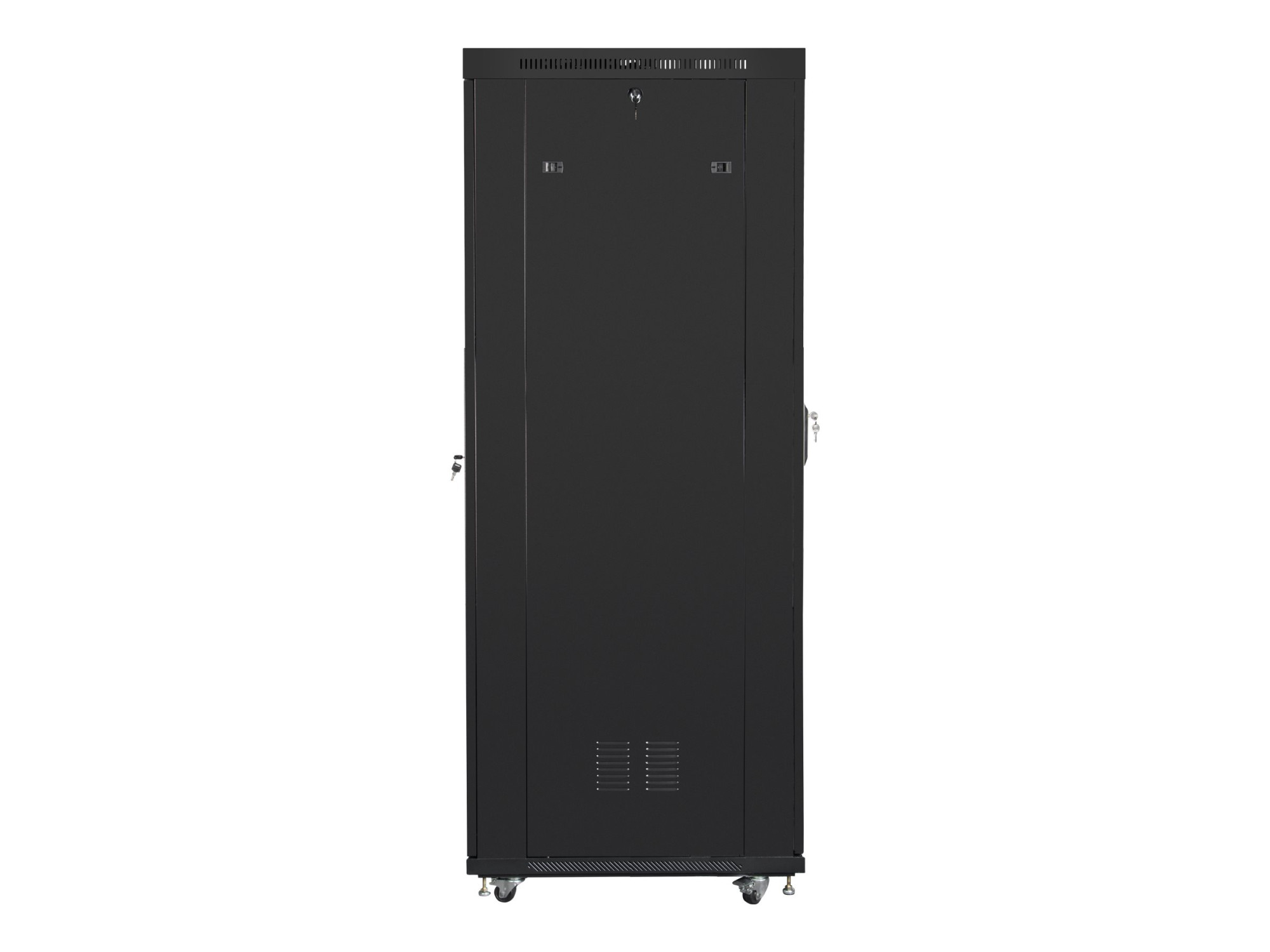 Lanberg | Rack cabinet 19" free-standing 42U/800x1000 (flat pack) with mesh door, LCD | FF01-8042-23BL | Black - Image 4