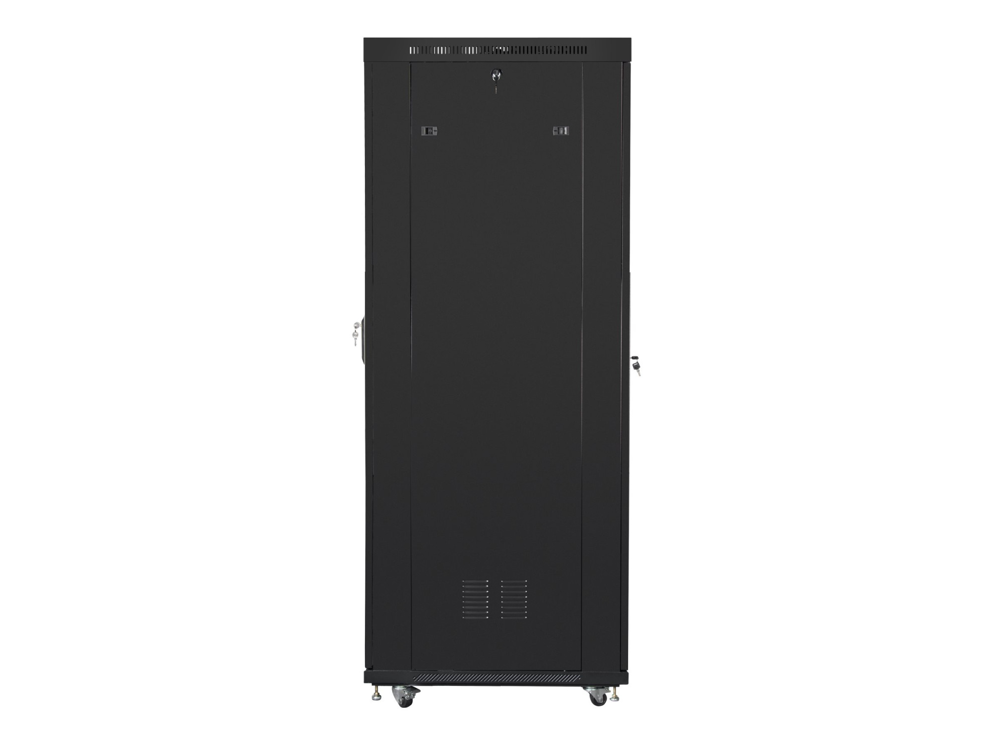 Lanberg | Rack cabinet 19" free-standing 42U/800x1000 (flat pack) with mesh door, LCD | FF01-8042-23BL | Black - Image 5