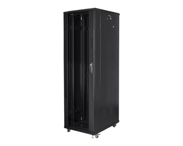 Lanberg | Rack cabinet 19" free-standing 42U/600x1000 (flat pack) | FF01-6042-12B | Black