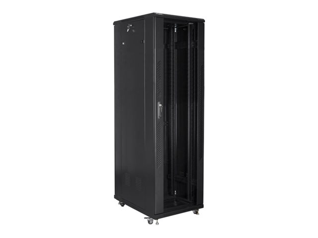 Lanberg | Rack cabinet 19" free-standing 42U/600x1000 (flat pack) | FF01-6042-12B | Black - Image 3