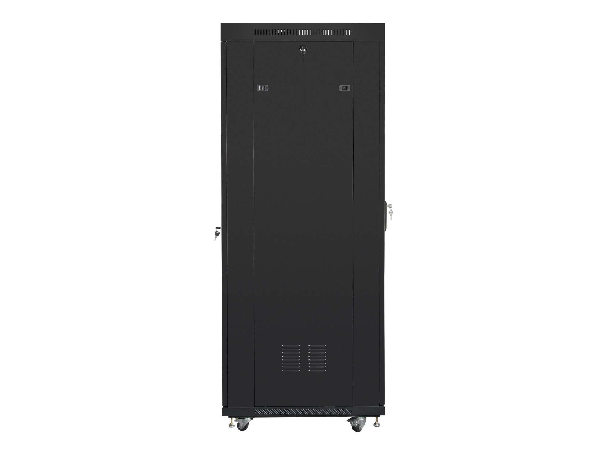 Lanberg | Rack cabinet 19" free-standing 37U/600x800 (flat pack) with mesh door, LCD | FF01-6837-23BL | Black - Image 4