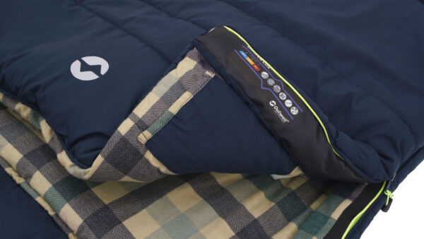 Outwell | Camper Lux | Sleeping Bag | 235 x 90 cm | -23/0 °C | Right Zipper - Image 5