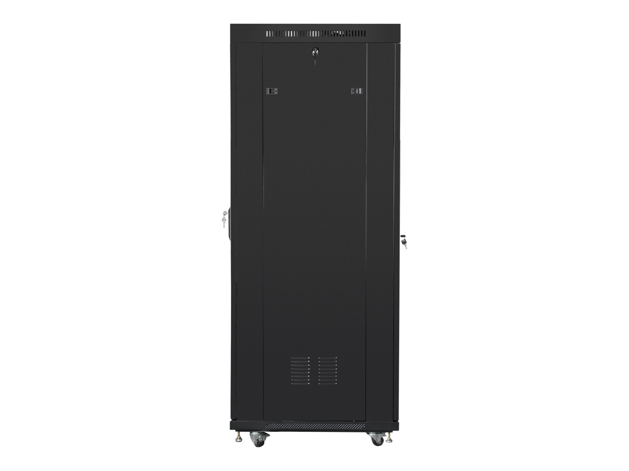 Lanberg | Rack cabinet 19" free-standing 37U/600x800 (flat pack) with mesh door, LCD | FF01-6837-23BL | Black - Image 5