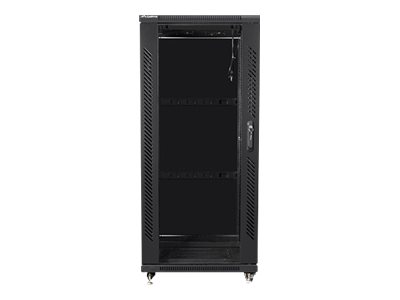 Lanberg | Rack cabinet 19" free-standing 27U/600x800 (flat pack) | FF01-6827-12B | Black - Image 3