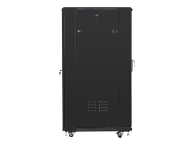Lanberg | Rack cabinet 19" free-standing 27U/600x800 (flat pack) | FF01-6827-12B | Black - Image 4