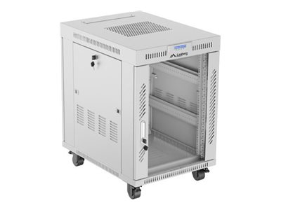 Lanberg | Rack cabinet 19" free-standing 15U/600x800 (flat pack) with glass door, LCD | FF01-6815-12SL | Grey