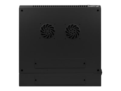 Lanberg | Rack cabinet 19" double-section wall-mount 9U/600x600 (flat pack) | WF02-6609-10B | Black - Image 5
