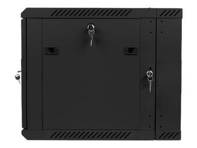 Lanberg | Rack cabinet 19" double-section wall-mount 9U/600x600 (flat pack) | WF02-6609-10B | Black - Image 7