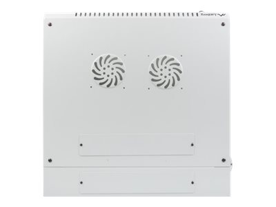 Lanberg | Rack cabinet 19" double-section wall-mount 12U/600x600 (flat pack) | WF02-6612-10S | Grey - Image 5