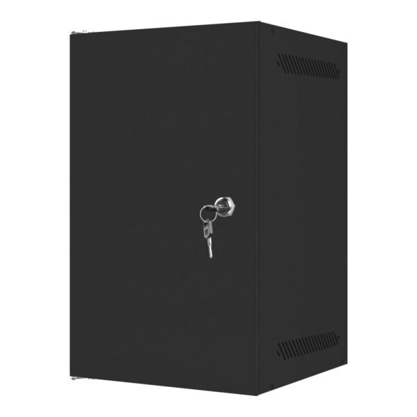 Lanberg | Rack cabinet 10" wall-mount 9U/280x310 for self-assembly with metal door (flat pack) | WF10-2309-00B | Black