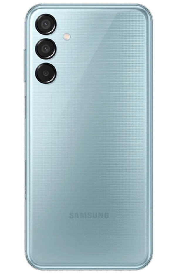 Samsung Galaxy M15 (M156) | Light Blue | 6.5 " | Super AMOLED | 1080 x 2340 pixels | Mediatek | Dimensity | Internal RAM 4 GB | 128 GB | MicroSD | Dual SIM | 4G | 5G | Main camera resolution 50+5+2 MP | Secondary camera resolution 13 MP | Android - Image 2