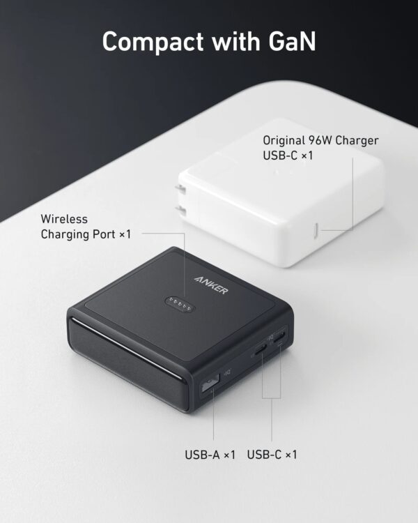 Anker Prime Charging Base for Power Bank, 100W | A1902311 | Black - Image 6
