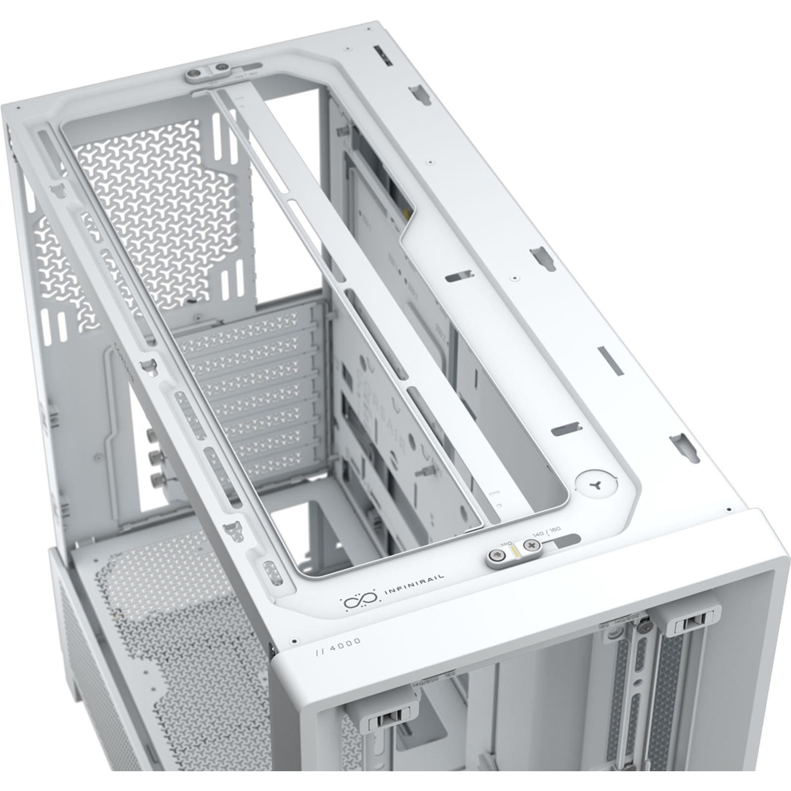 Corsair PC Case | Frame 4000D Modular | White | Mid-Tower | Power supply included No - Image 8