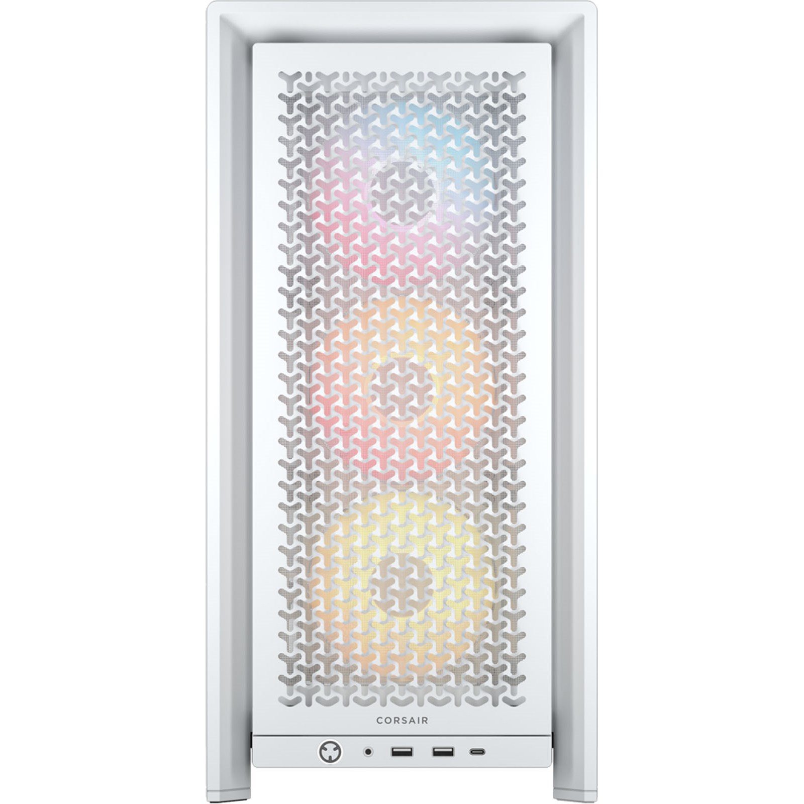 Corsair PC Case | Frame 4000D RS ARGB Modular | White | Mid-Tower | Power supply included No - Image 2