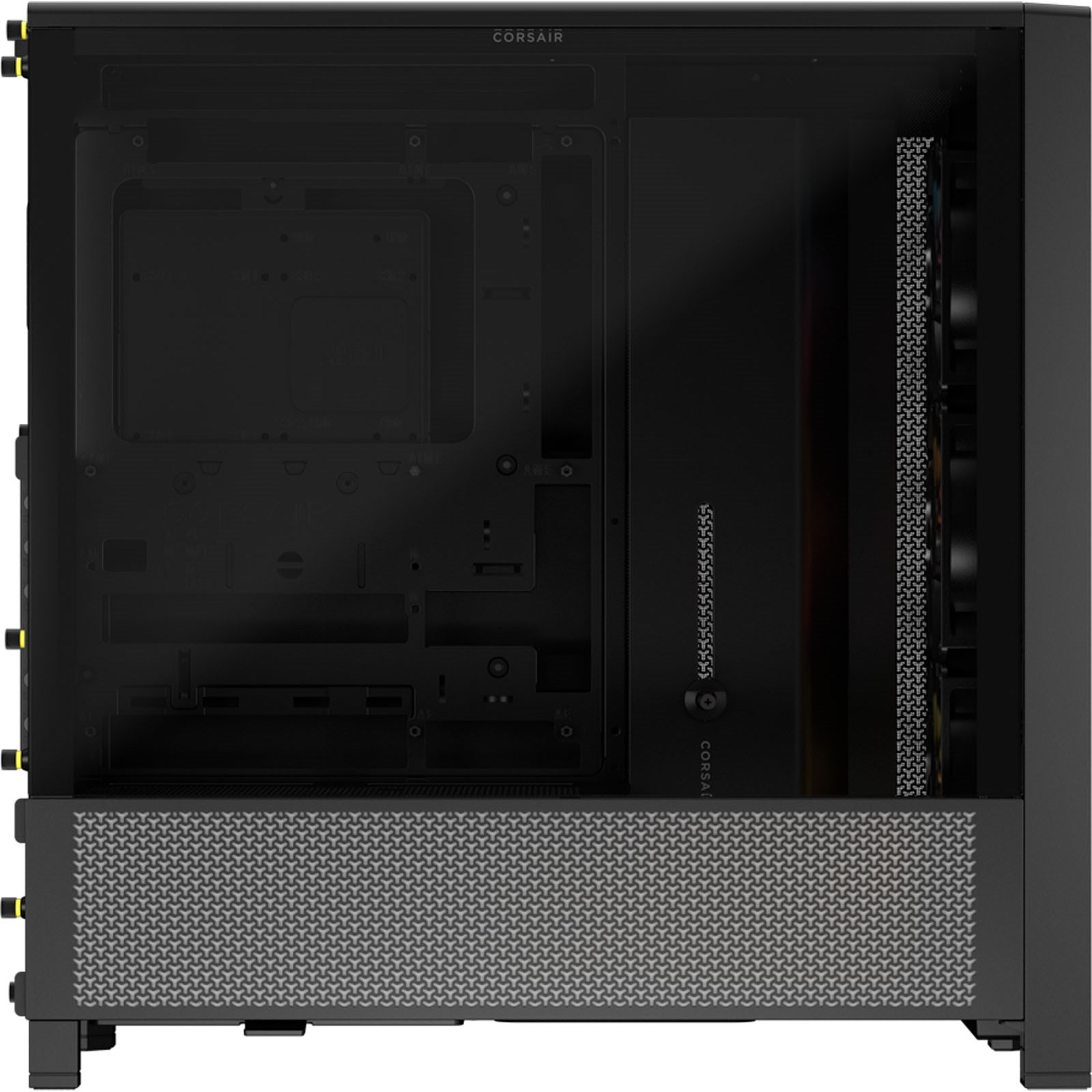 Corsair PC Case | Frame 4000D RS ARGB Modular | Black | Mid-Tower | Power supply included No - Image 4