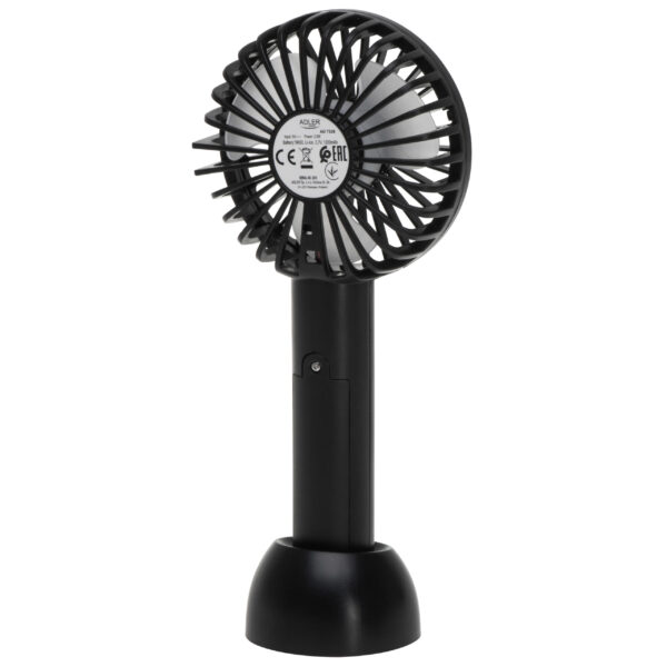 Adler Mini USB Fan | AD 7338 | Desk fan | Black | Diameter 7 cm | Number of speeds 3 - Image 5