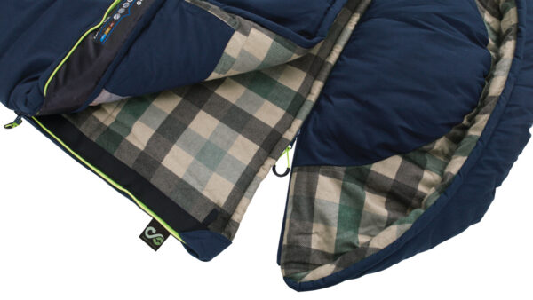Outwell | Camper Lux | Sleeping Bag | 235 x 90 cm | -23/0 °C | Left Zipper - Image 3