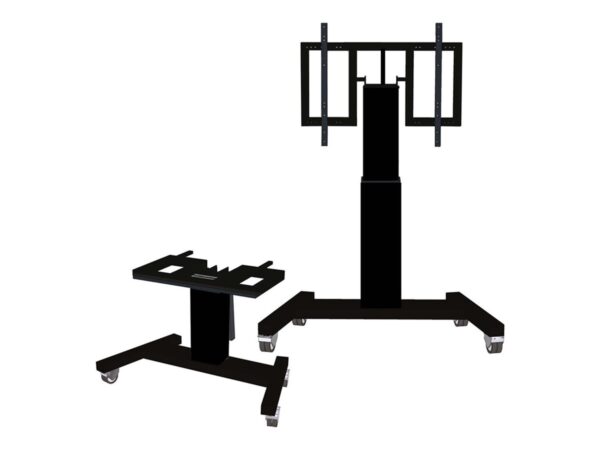 Neomounts Floor stand | PLASMA-M2500TBLACK TV trolley | Adjustable Height, Tilt | 42-100 " | Maximum weight (capacity) 150 kg | Black - Image 12