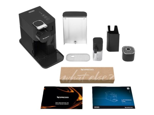 Delonghi | Coffee Machine | EN510.B Lattissima One | Pump pressure 19 bar | Built-in milk frother | Automatic | 1450 W | Black - Image 10
