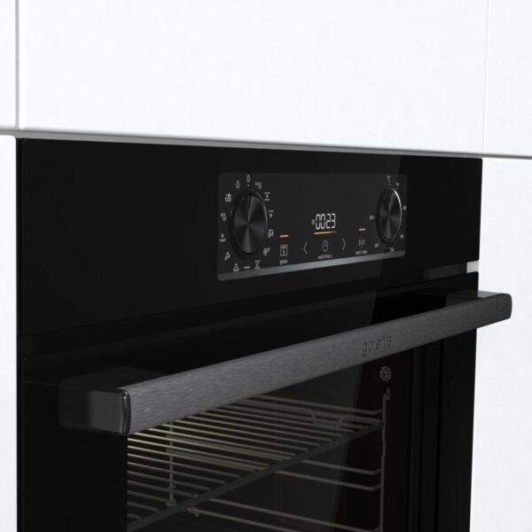Gorenje Oven | BOS6737E13FBG | 77 L | Electric | AquaClean | Mechanical | Steam function | Height 59.5 cm | Width 59.5 cm | Stainless steel - Image 5