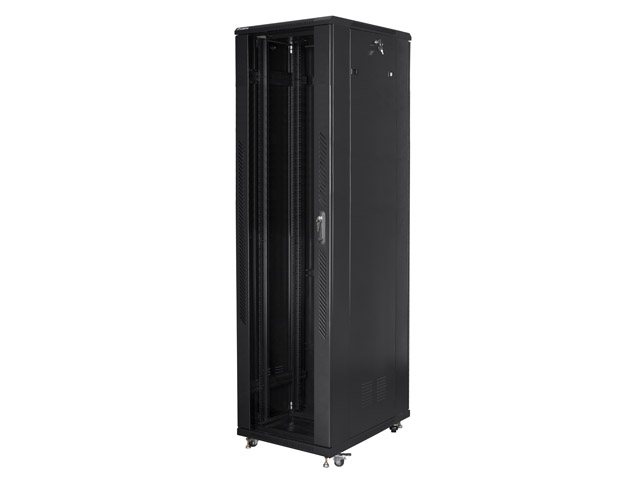 Lanberg | Rack cabinet 19" free-standing 37U/800x800 (flat pack) | FF01-8837-12B | Black