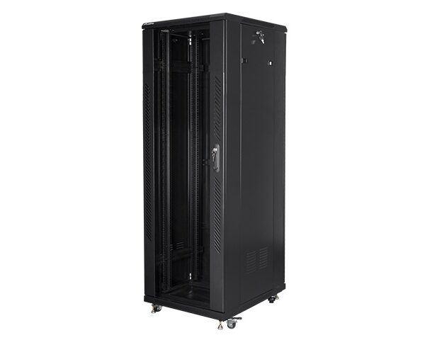 Lanberg | Rack cabinet 19" free-standing 37U/600x800 (flat pack) | FF01-6837-12B | Black