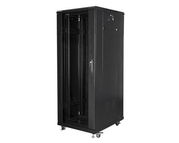 Lanberg | Rack cabinet 19" free-standing 32U/600x800 (flat pack) | FF01-6832-12B | Black