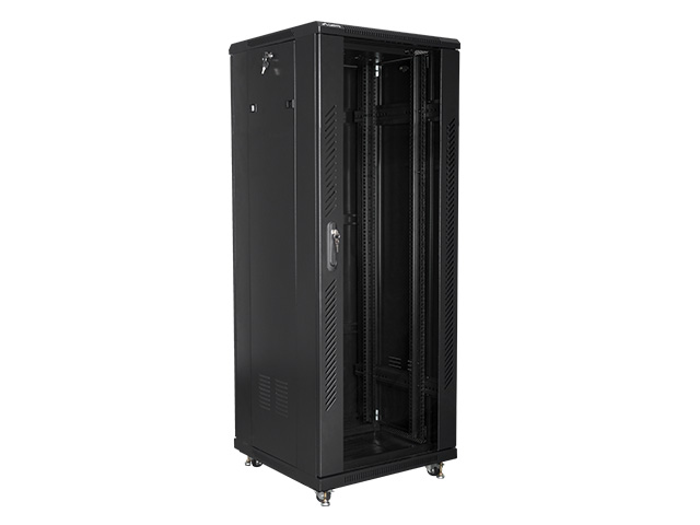 Lanberg | Rack cabinet 19" free-standing 32U/600x600 (flat pack) | FF01-6632-12B | Black - Image 3