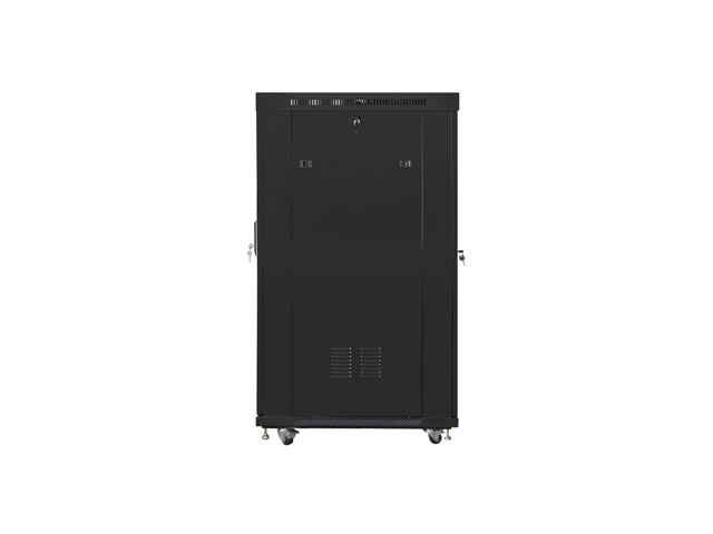 Lanberg | Rack cabinet 19" free-standing 22U/800x1000 (flat pack) with mesh door | FF01-8022-23BL | Black - Image 4