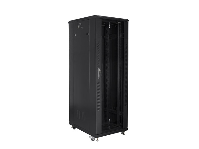 Lanberg | Rack cabinet 19" free-standing 47U/800x800 (flat pack) | FF01-8847-12B | Black - Image 4