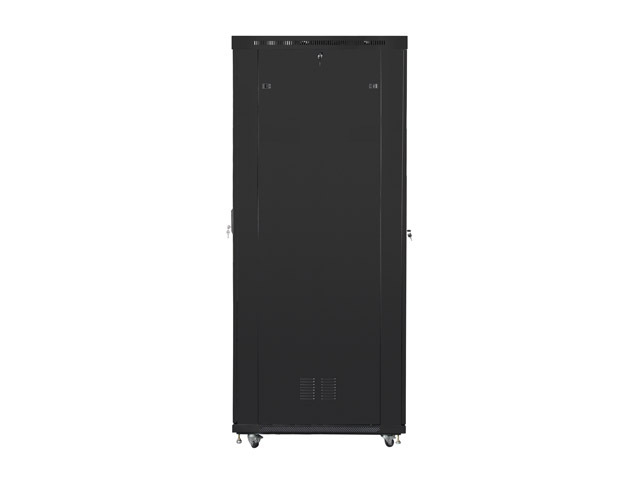 Lanberg | Rack cabinet 19" free-standing 47U/800x1200 (flat pack) with glass door, LCD | FF01-8247-12BL | Black - Image 3