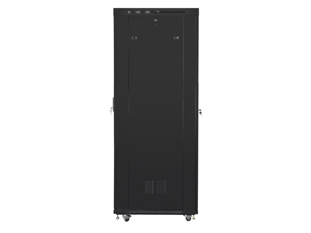 Lanberg | Rack cabinet 19" free-standing 42U/800x1000 (flat pack) with glass door, LCD | FF01-8042-12BL | Black - Image 4