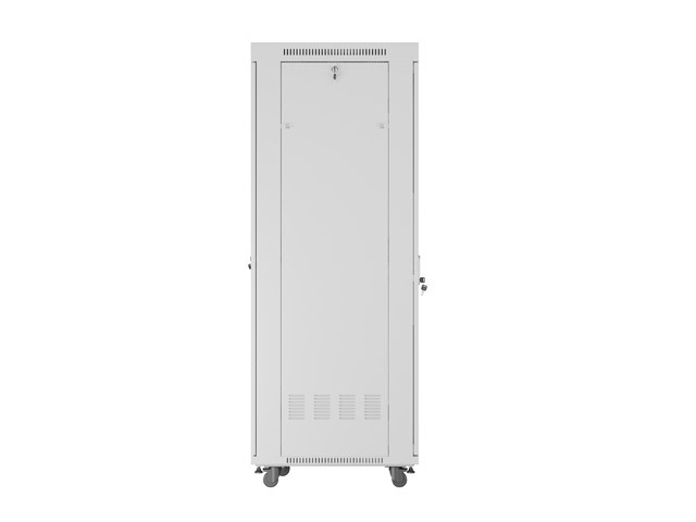 Lanberg | Rack cabinet 19" free-standing 42U/600x800 (flat pack) with glass door, LCD | FF01-6842-12SL | Grey - Image 5