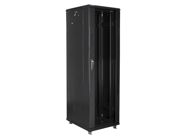 Lanberg | Rack cabinet 19" free-standing 42U/600x800 (flat pack) | FF01-6842-12B | Black - Image 6