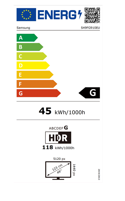 Samsung | LS49FG910EUXEN | 49 " | VA | DQHD | 32:9 | 144 Hz | 1 ms | 5120 x 1440 pixels | 350 cd/m² | HDMI ports quantity 2 | Black - Image 22