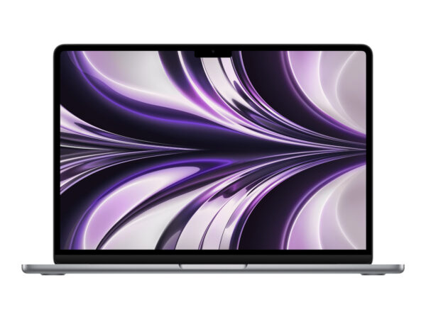 Apple | MacBook Air | Space Grey | 13.6 " | IPS | 2560 x 1664 | Apple M2 | 8 GB | Solid-state drive capacity 512 GB | Apple M2 10-core GPU | Without ODD | macOS | 802.11ax | Bluetooth version 5.0 | Keyboard language Swedish | Keyboard backlit | Warranty 12 month(s) | Battery warranty 12 month(s) - Image 2
