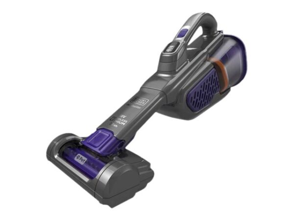 BLACK & DECKER Vacuum Cleaner | BHHV520BFP-QW | Cordless operating | 18 V | Black/Purple - Image 2